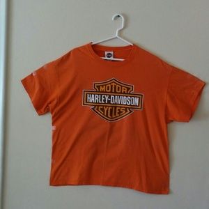 Harley-Davidson Mens XL Orange TShirt